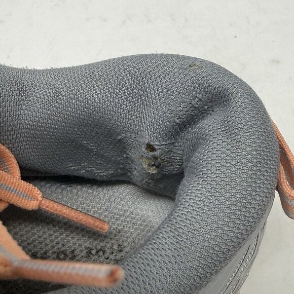 Hoka One One Bondi 7 Womens 7.5 Gray Orange Lightweight Running Shoes Sneakers - Picture 11 of 16